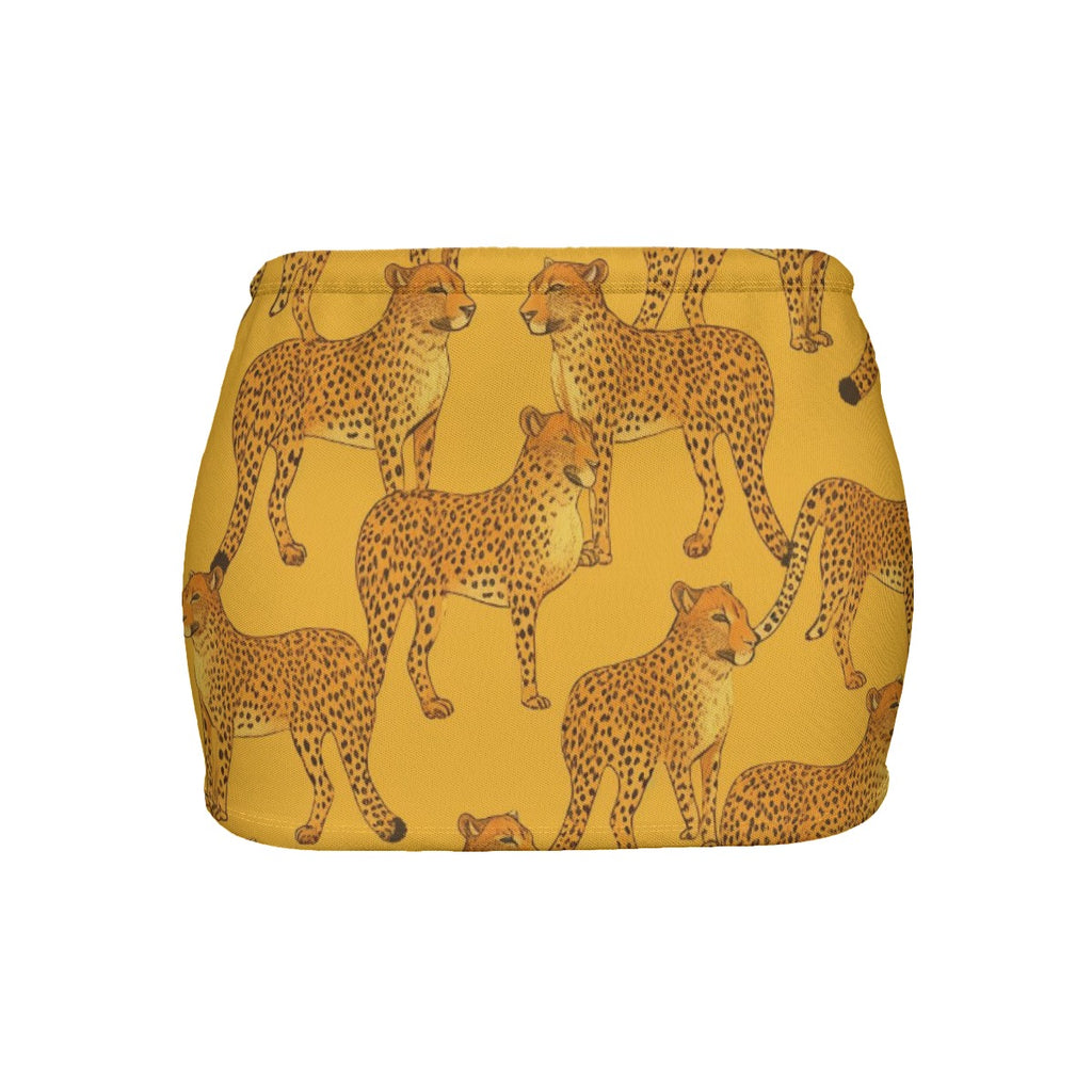 Fitting mini super short skirt