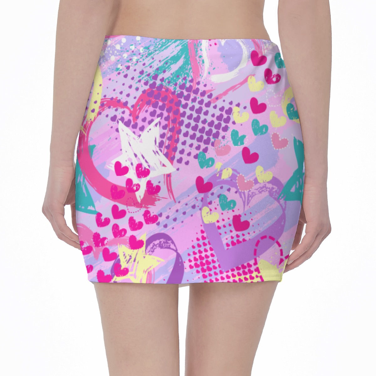 High waist, Skinny Fit Hip Skirt