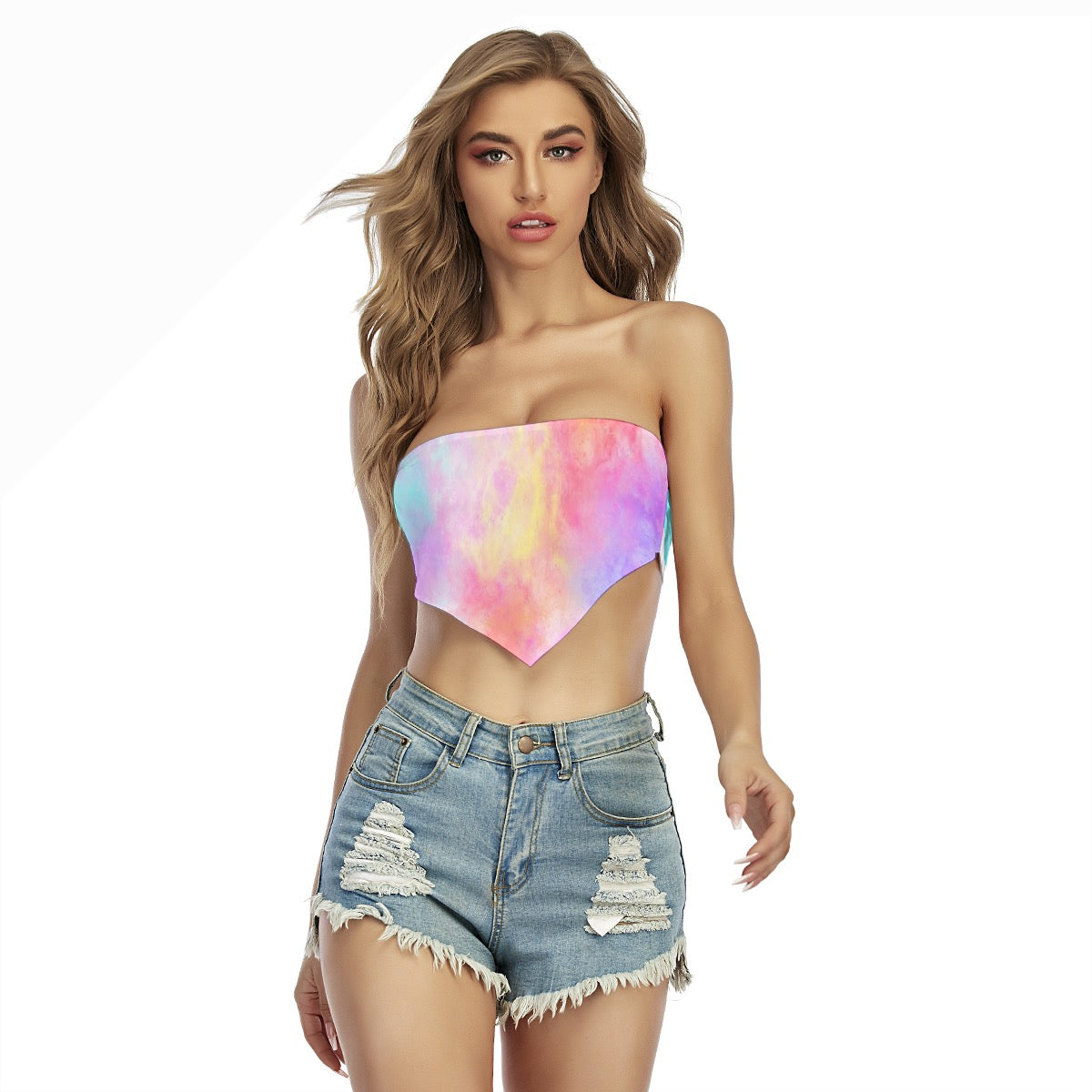 Sexy and stylish wrap-up top