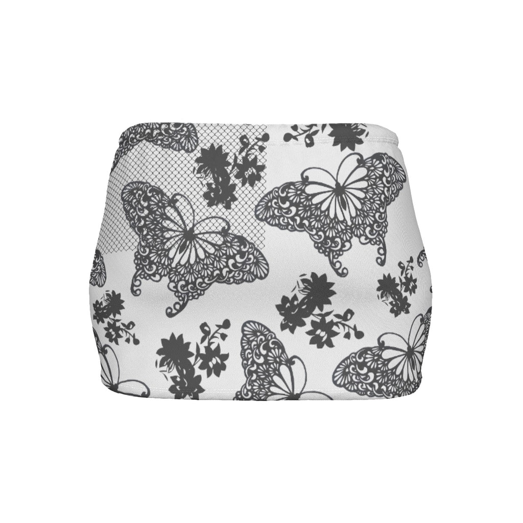 Fitting mini super short skirt