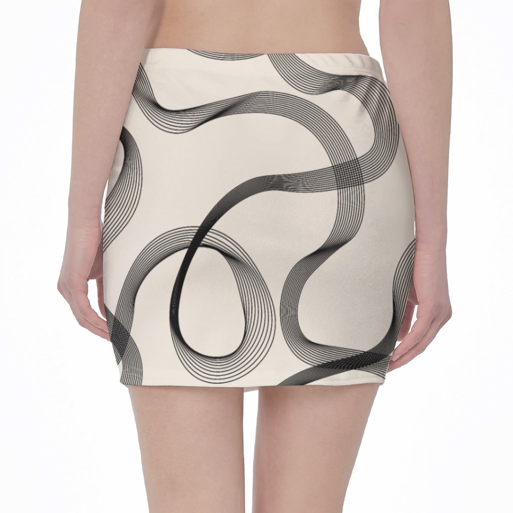 High waist, Skinny Fit Hip Skirt