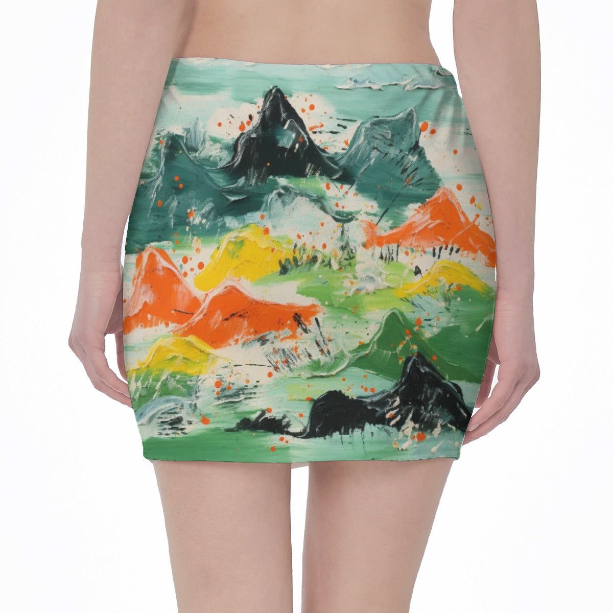 High waist, Skinny Fit Hip Skirt