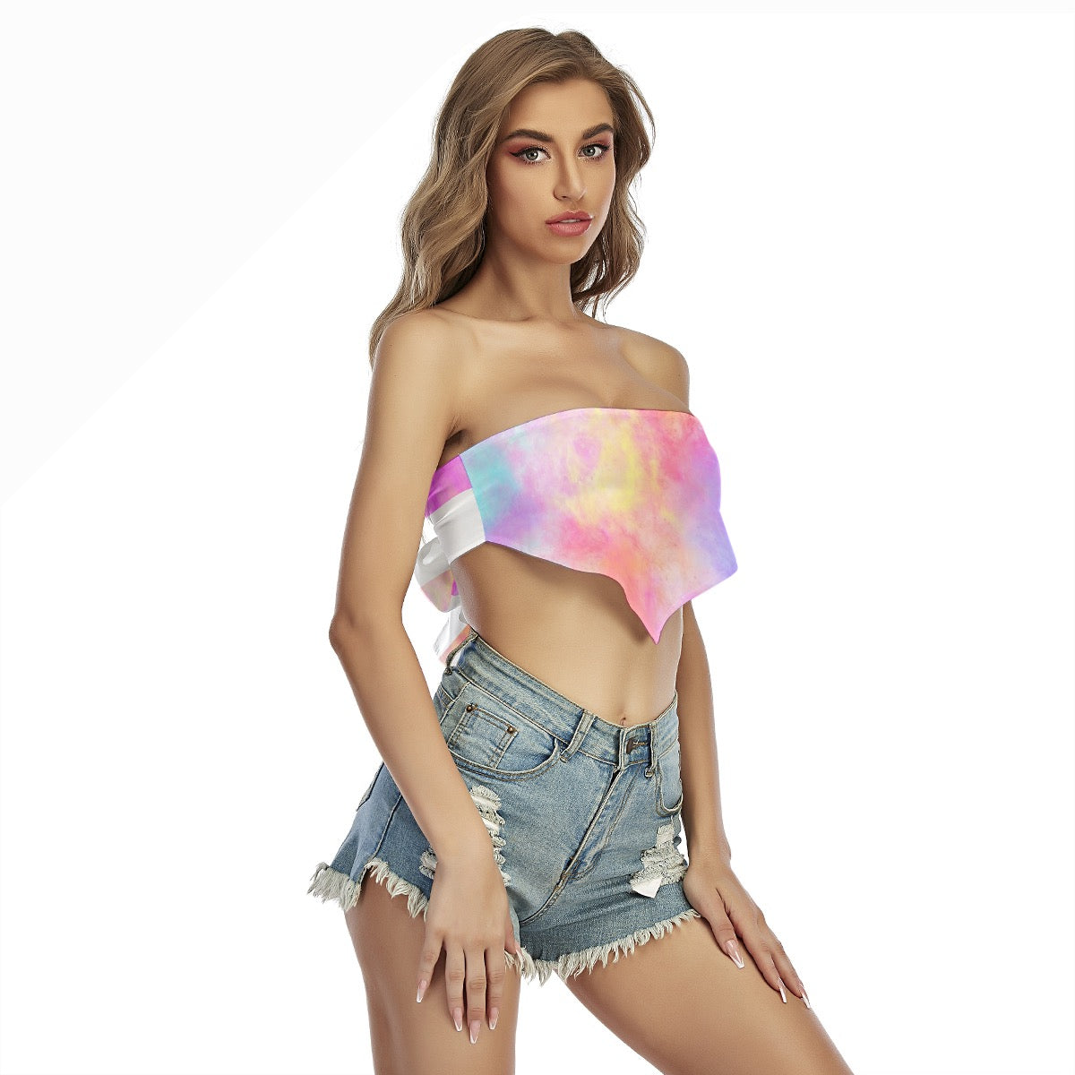 Sexy and stylish wrap-up top