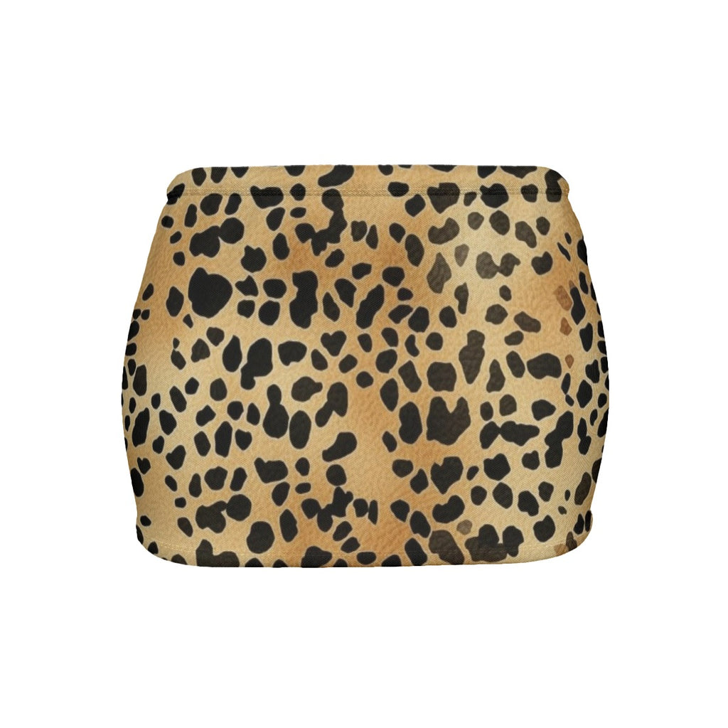 Fitting mini super short skirt