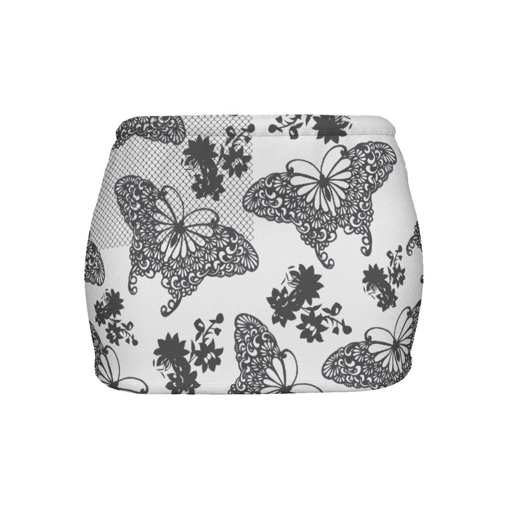 Fitting mini super short skirt