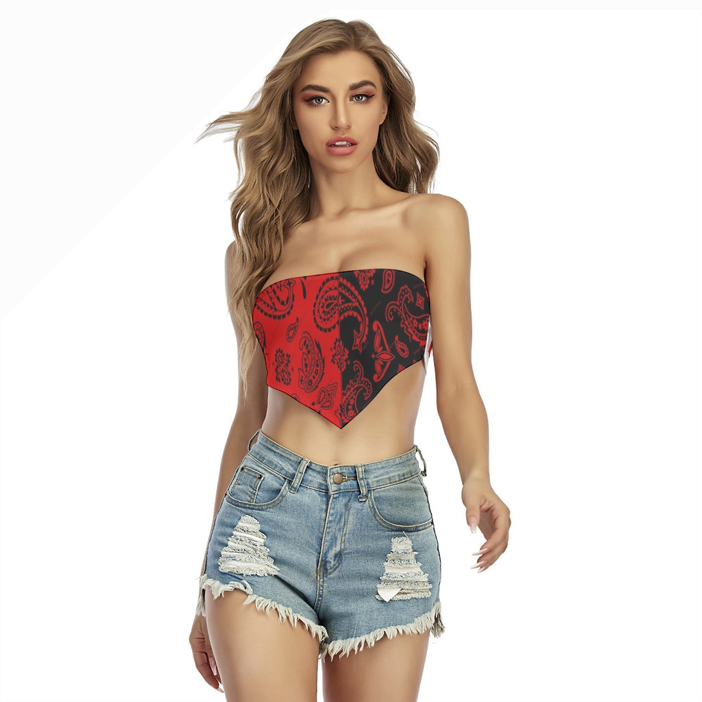 Sexy and stylish wrap-up top