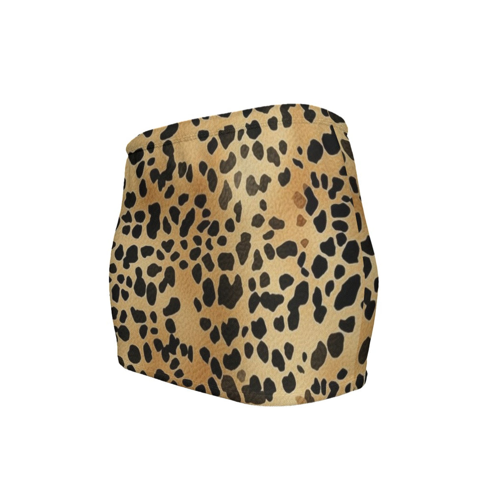 Fitting mini super short skirt