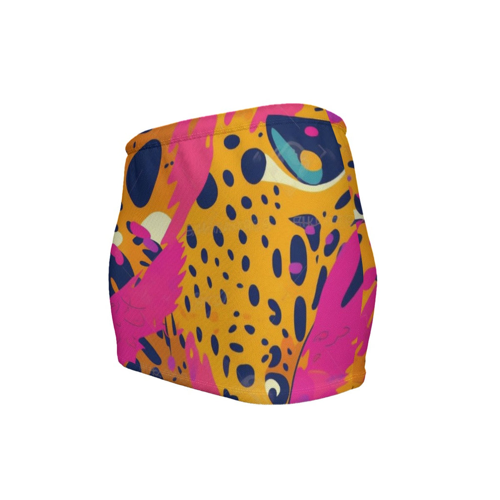 Fitting mini super short skirt