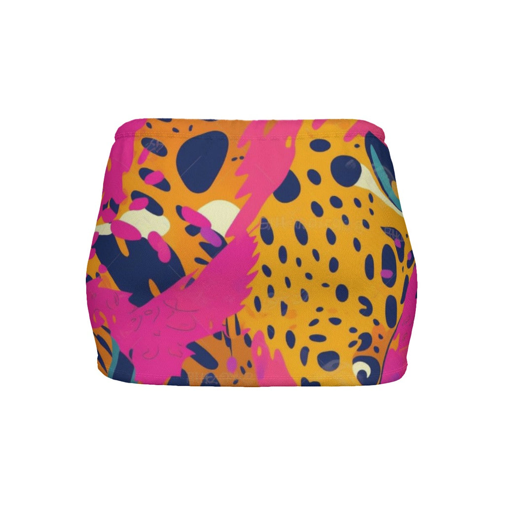 Fitting mini super short skirt