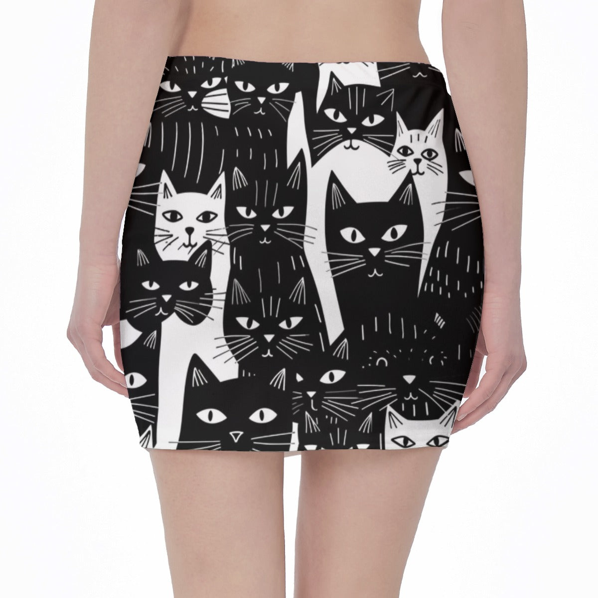 High waist, Skinny Fit Hip Skirt