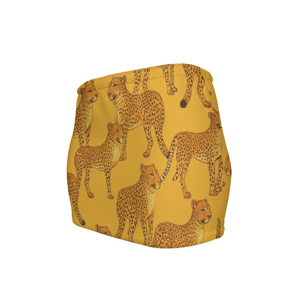 Fitting mini super short skirt