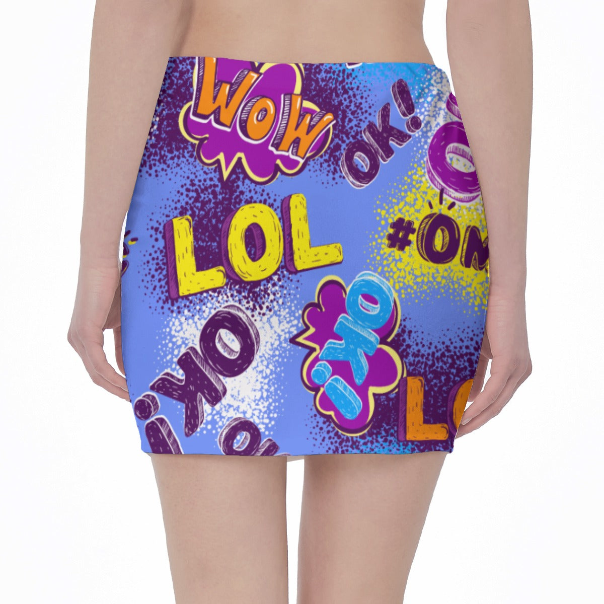 High waist, Skinny Fit Hip Skirt