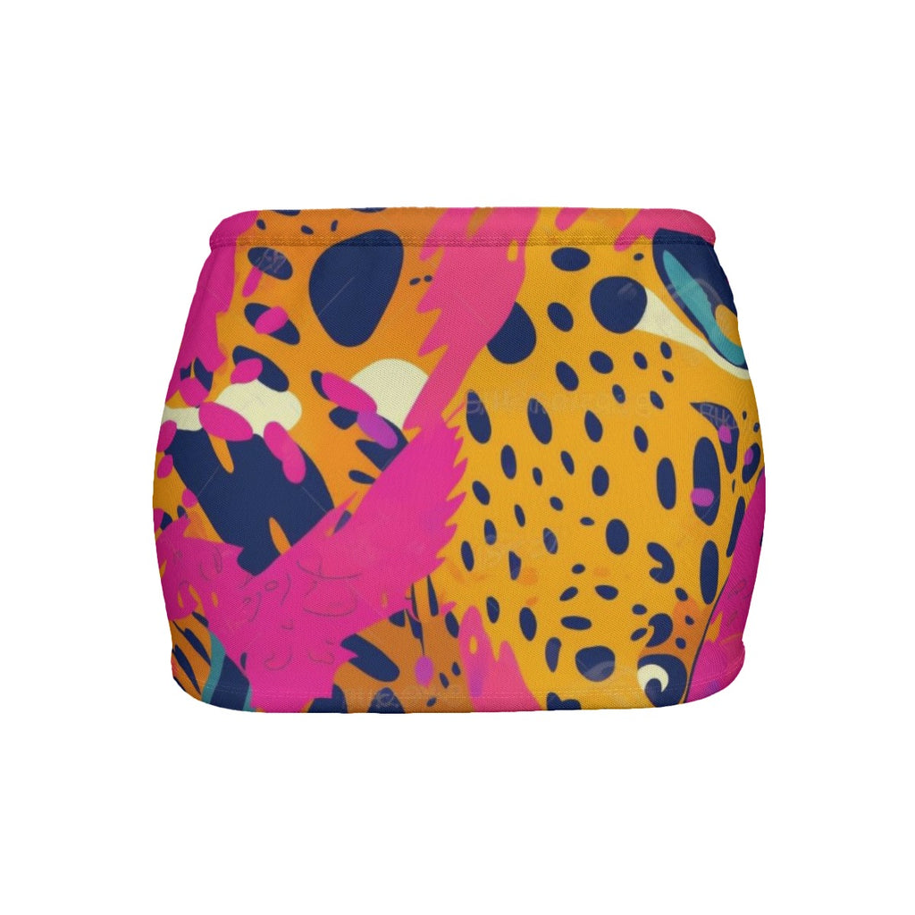 Fitting mini super short skirt