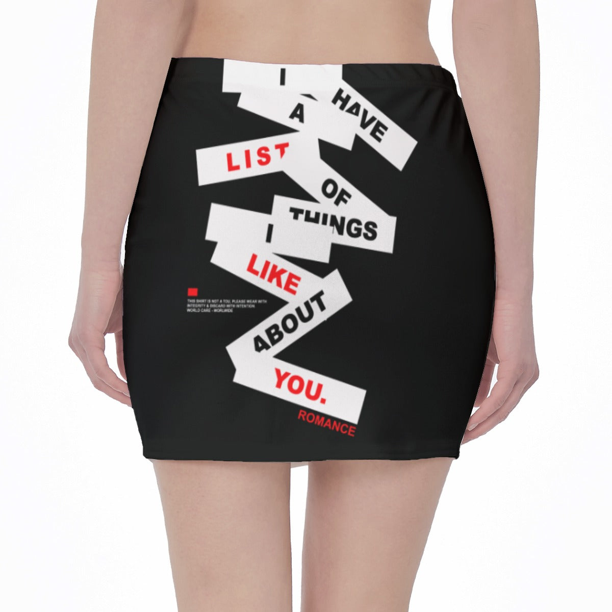High waist, Skinny Fit Hip Skirt