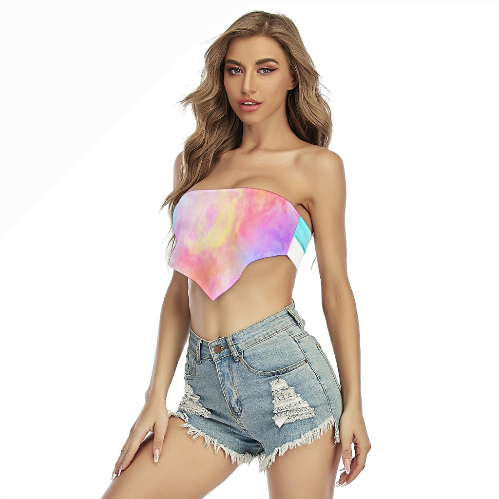 Sexy and stylish wrap-up top