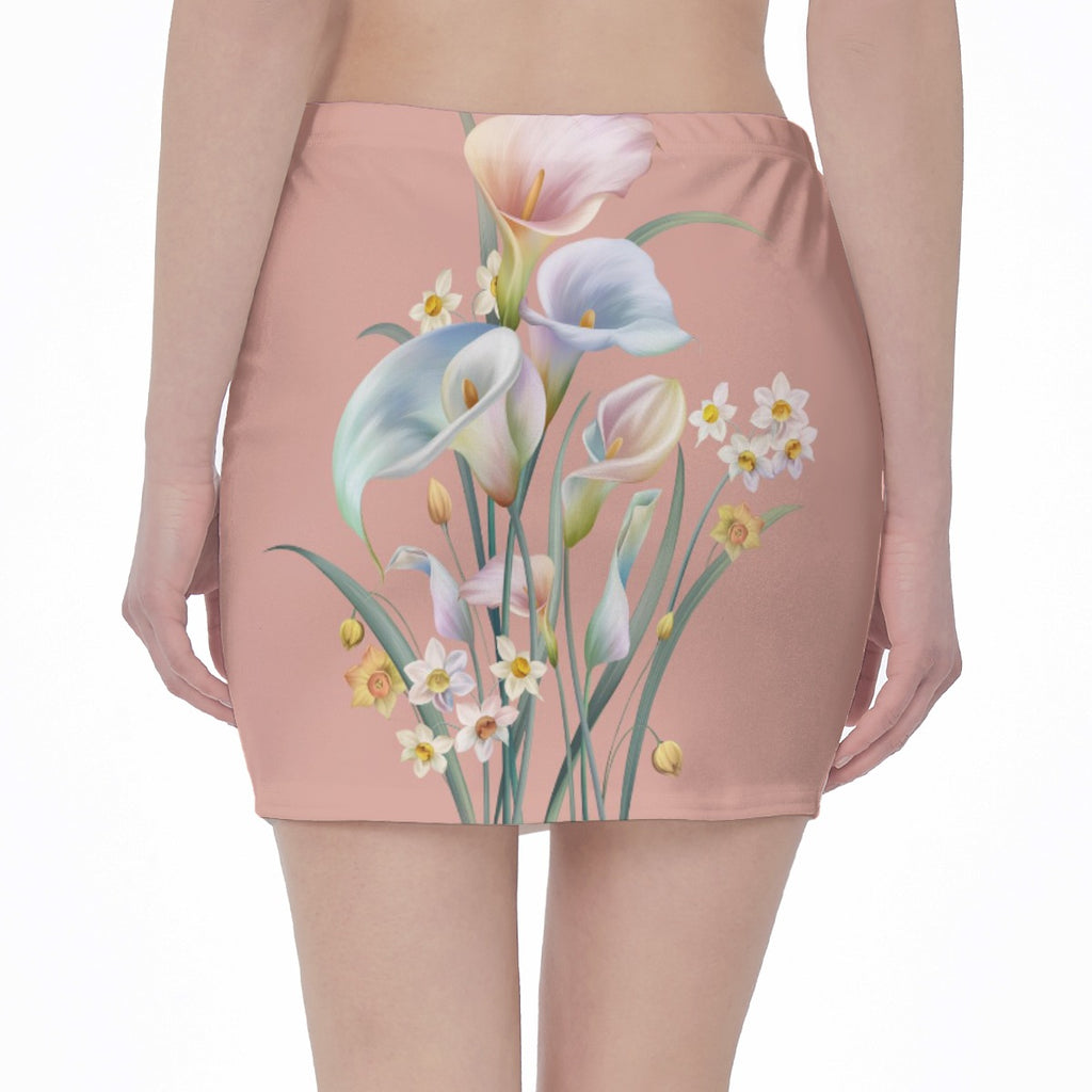 High waist, Skinny Fit Hip Skirt