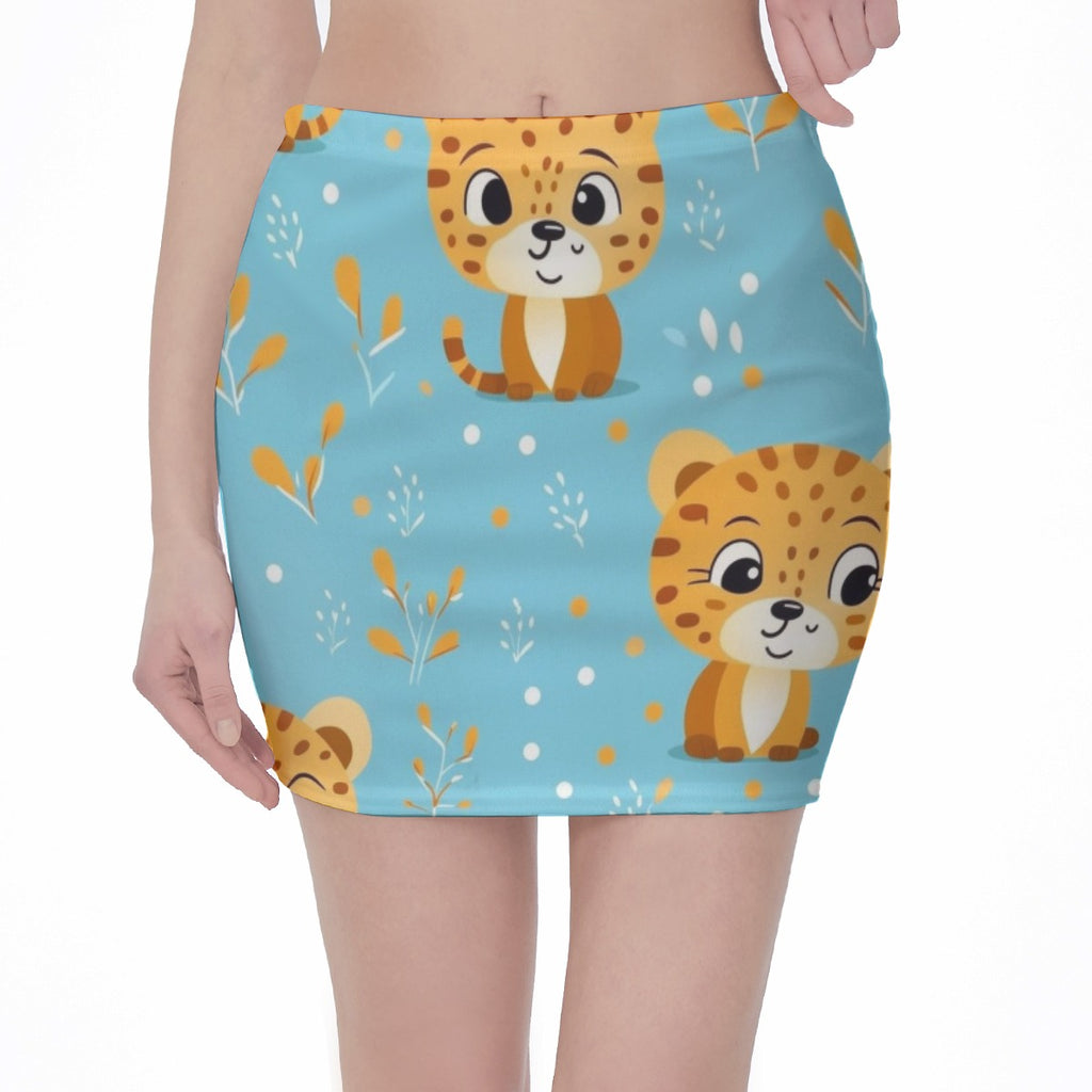 High waist, Skinny Fit Hip Skirt