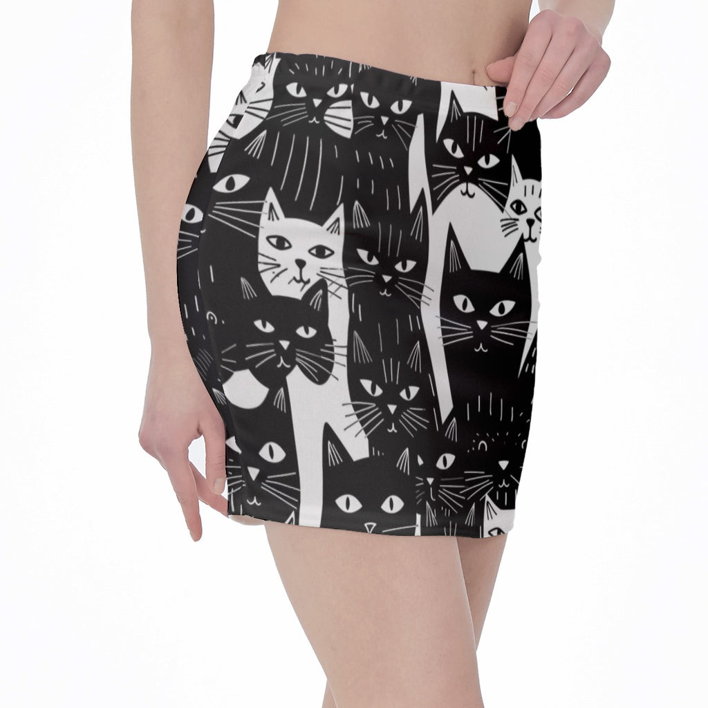 High waist, Skinny Fit Hip Skirt