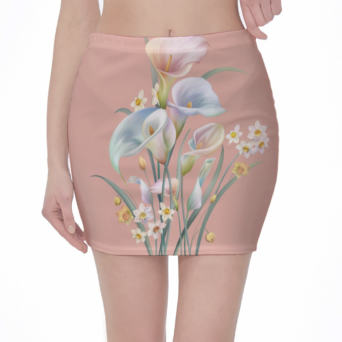 High waist, Skinny Fit Hip Skirt