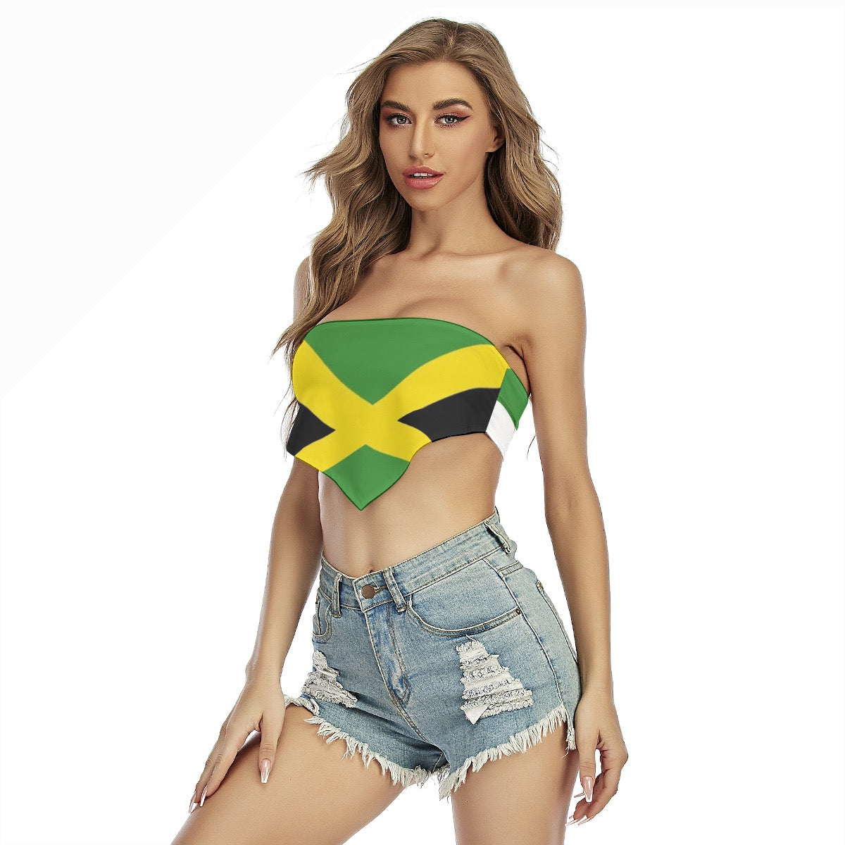 Sexy and stylish wrap-up top