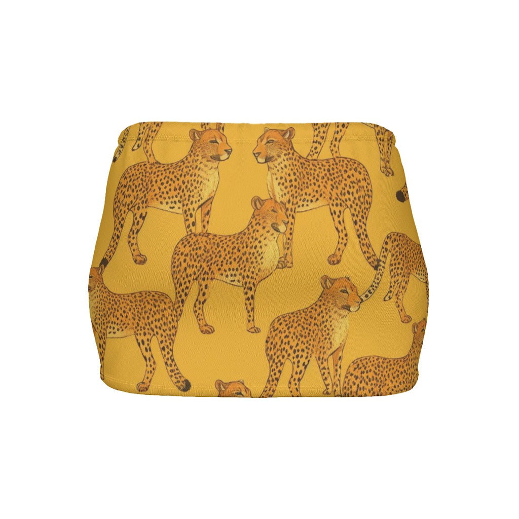 Fitting mini super short skirt