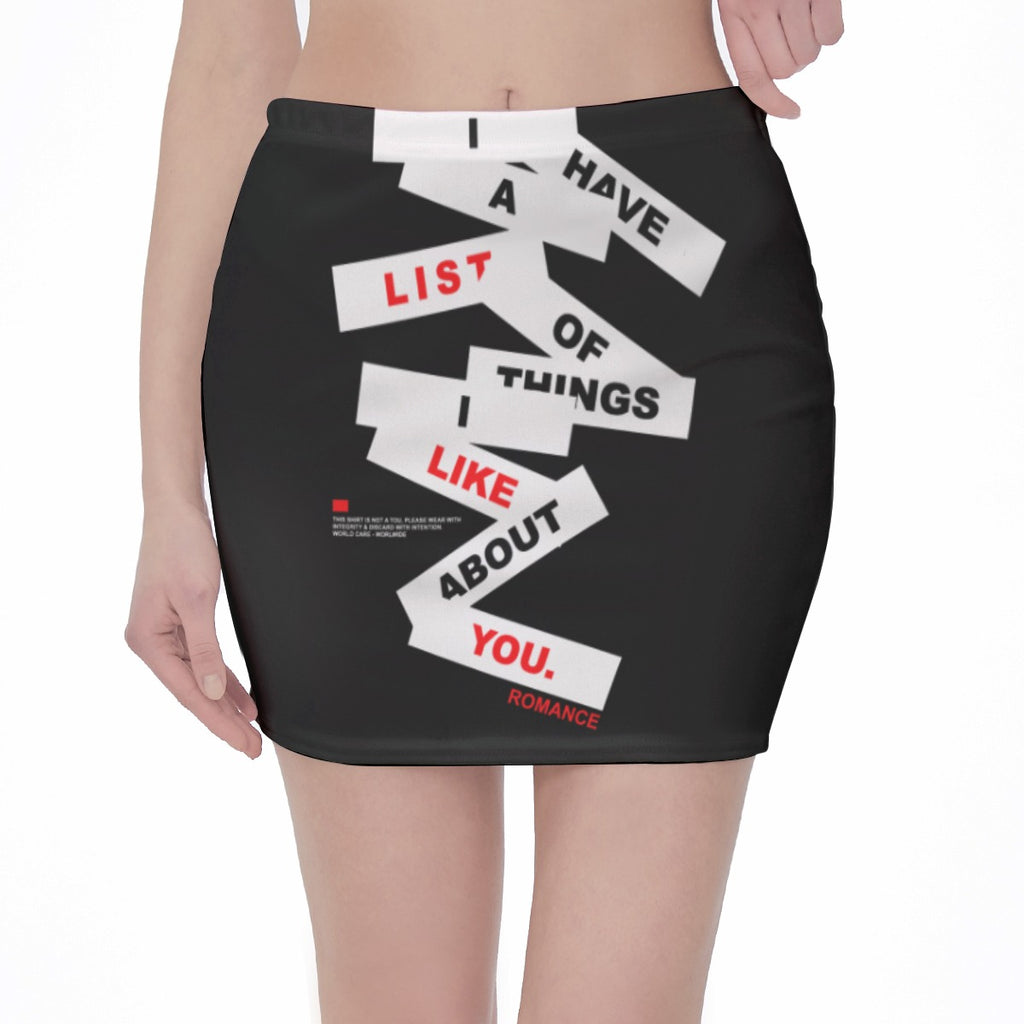 High waist, Skinny Fit Hip Skirt