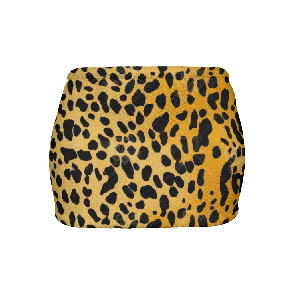 Fitting mini super short skirt